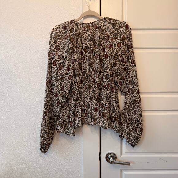 Veronica Beard Multicolor Printed Top - Picture 4 of 8